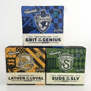 Dr Squatch Harry Potter 5 oz Soap - Lot Of 3 Different